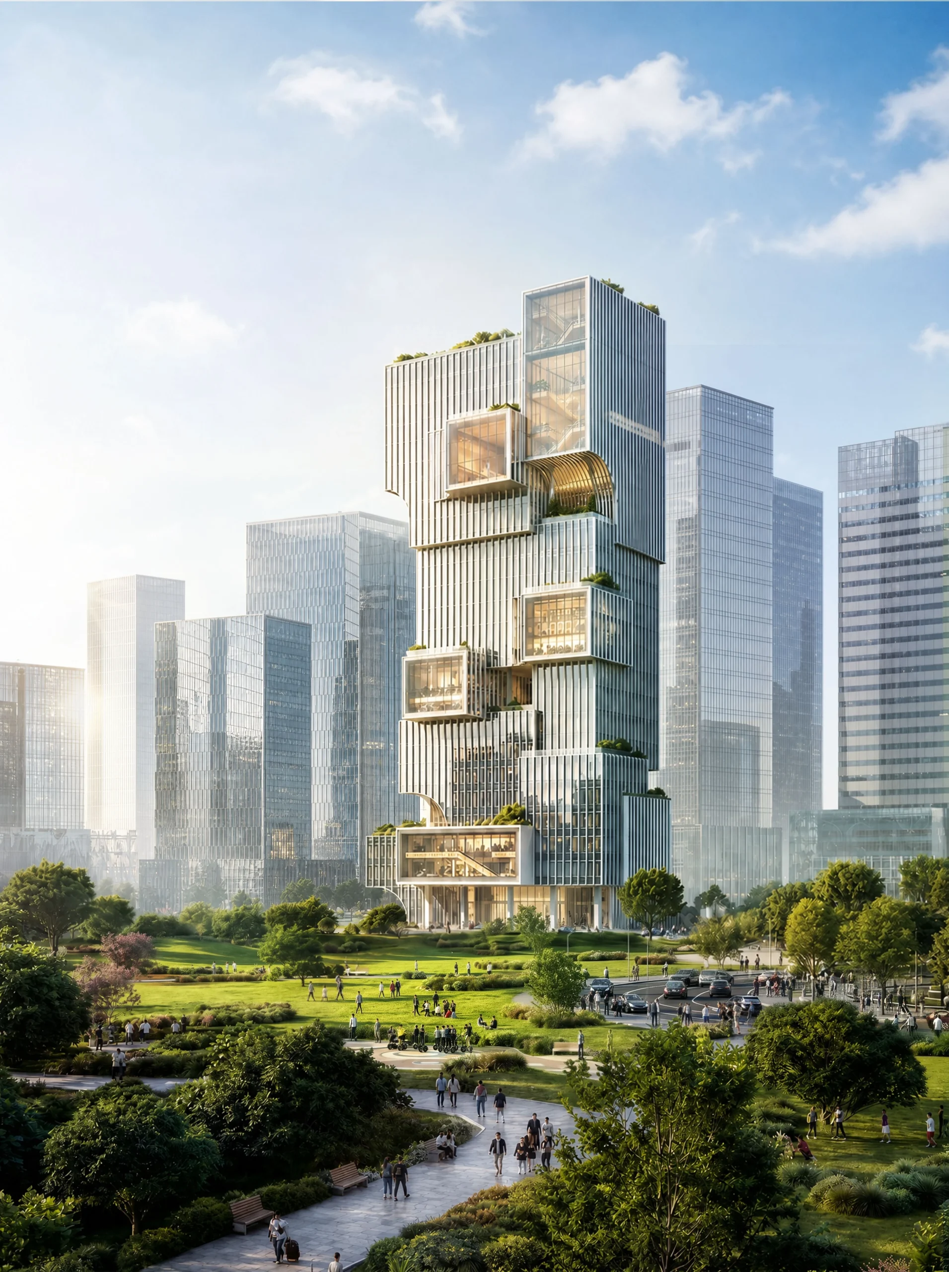 Ole Scheeren Designs KDL Portal Headquarters in Shenzhen