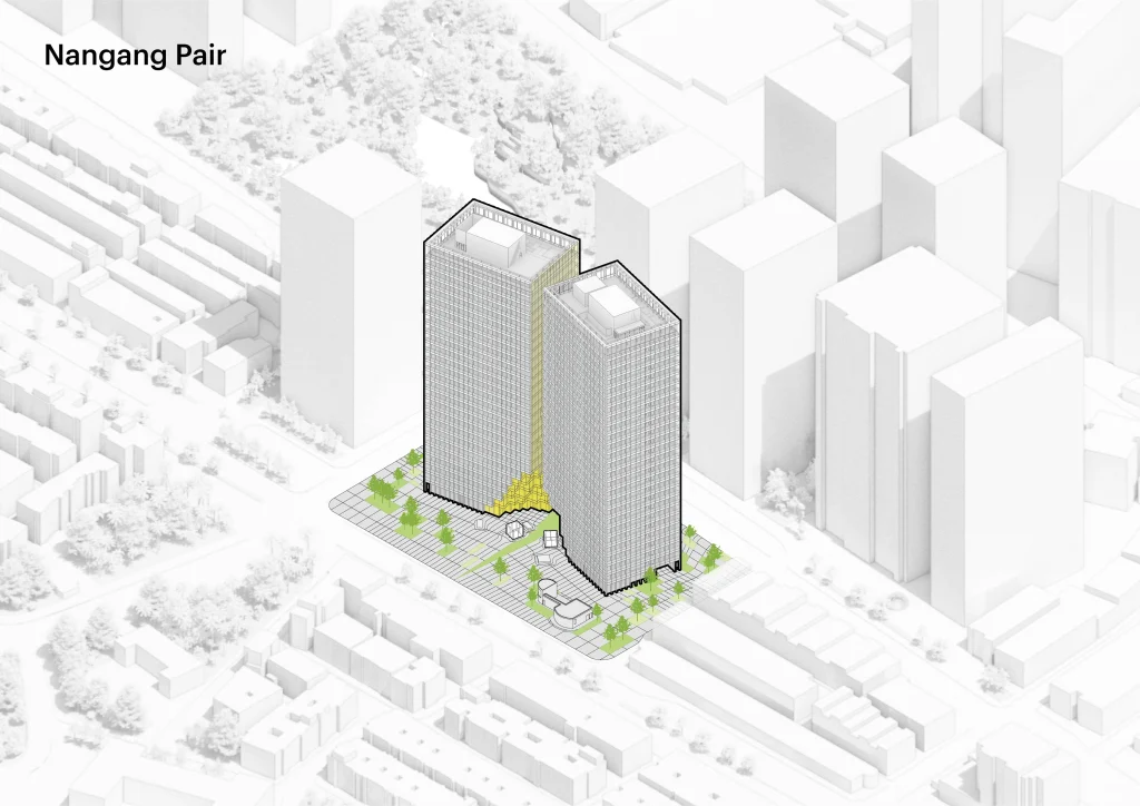 Nangang Pair: MVRDV’s New Office Towers Create a Gateway to Eastern Taipei 15 Nangang Pair by MVRDV