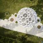 Moonrise Pavilion by THEVERYMANY Rises as an Ultra-Thin Aluminum Design in Chattanooga