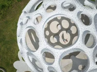 Moonrise Pavilion by THEVERYMANY Rises as an Ultra-Thin Aluminum Design in Chattanooga