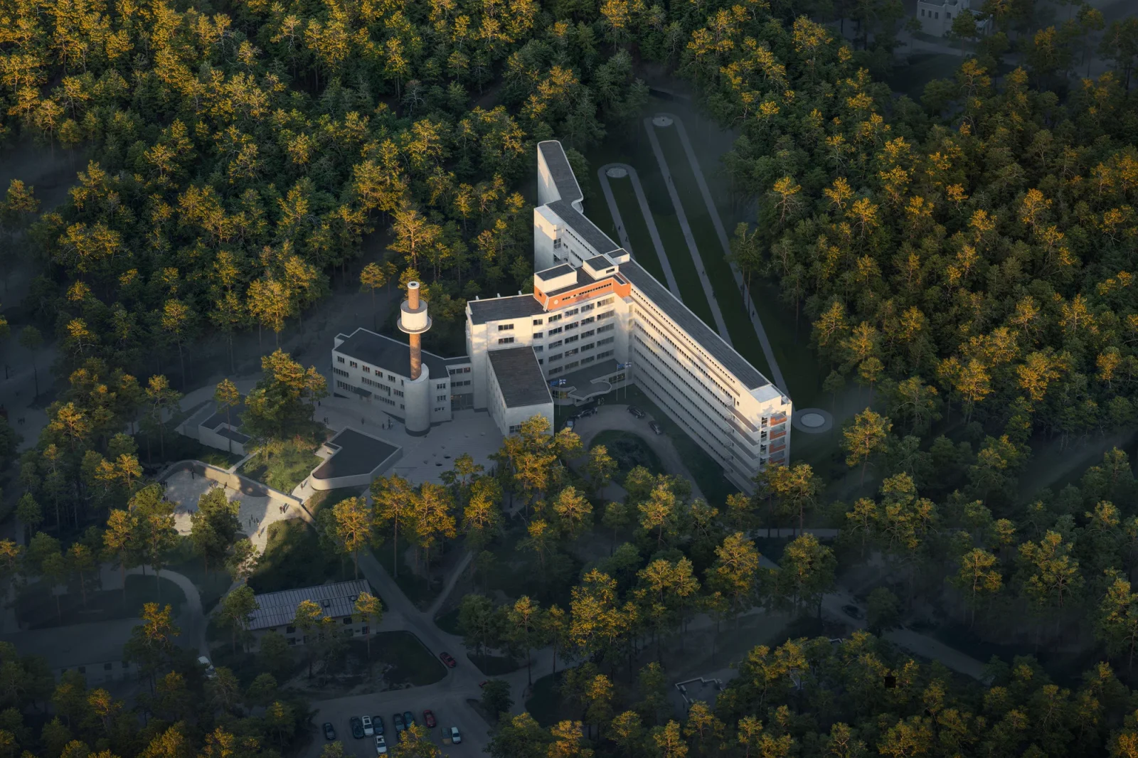 Snøhetta Unveils Wellness-Led Masterplan for Aalto's Paimio Sanatorium in Finland