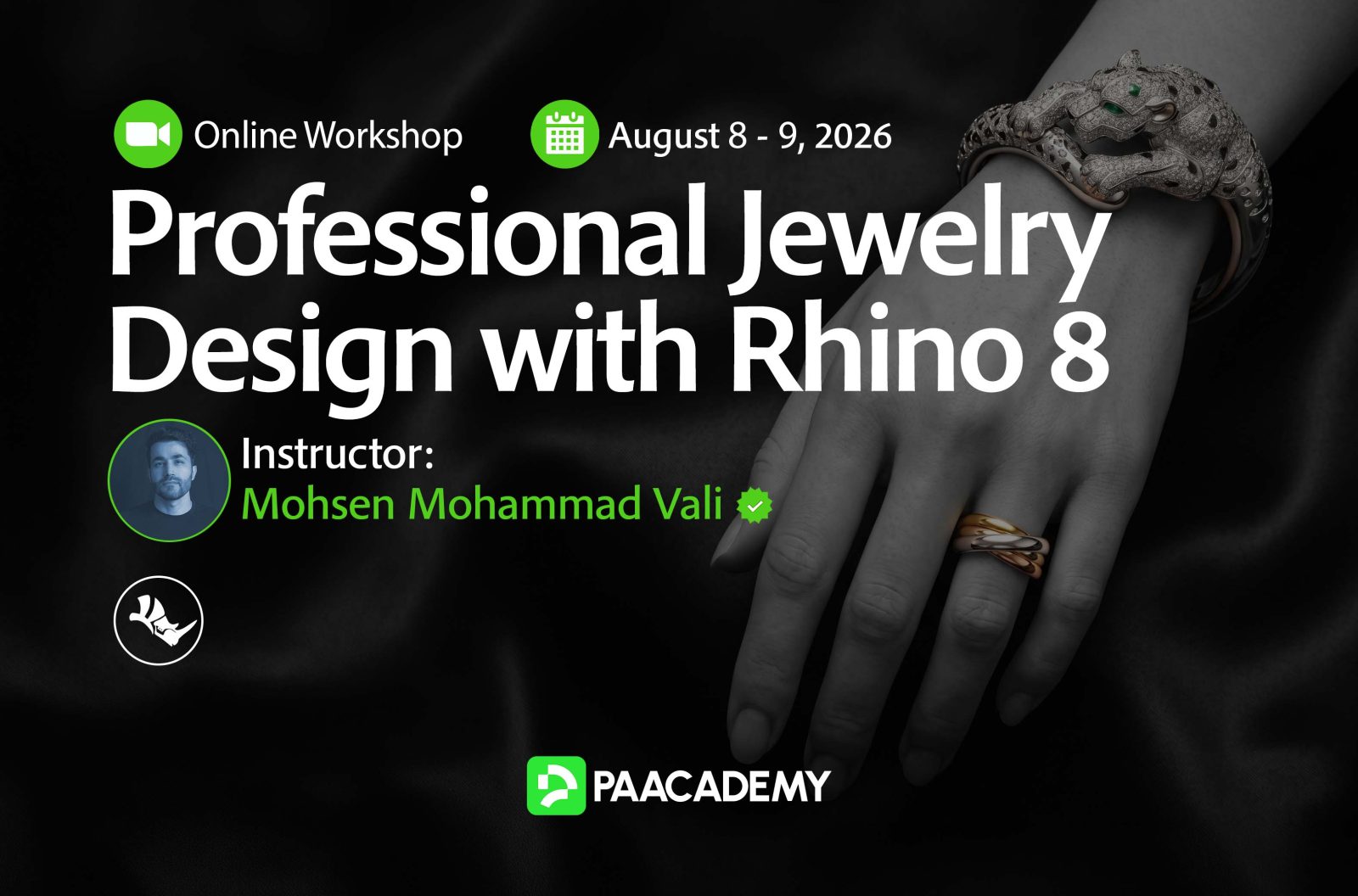 Professional Jewelry Design with Rhino 8