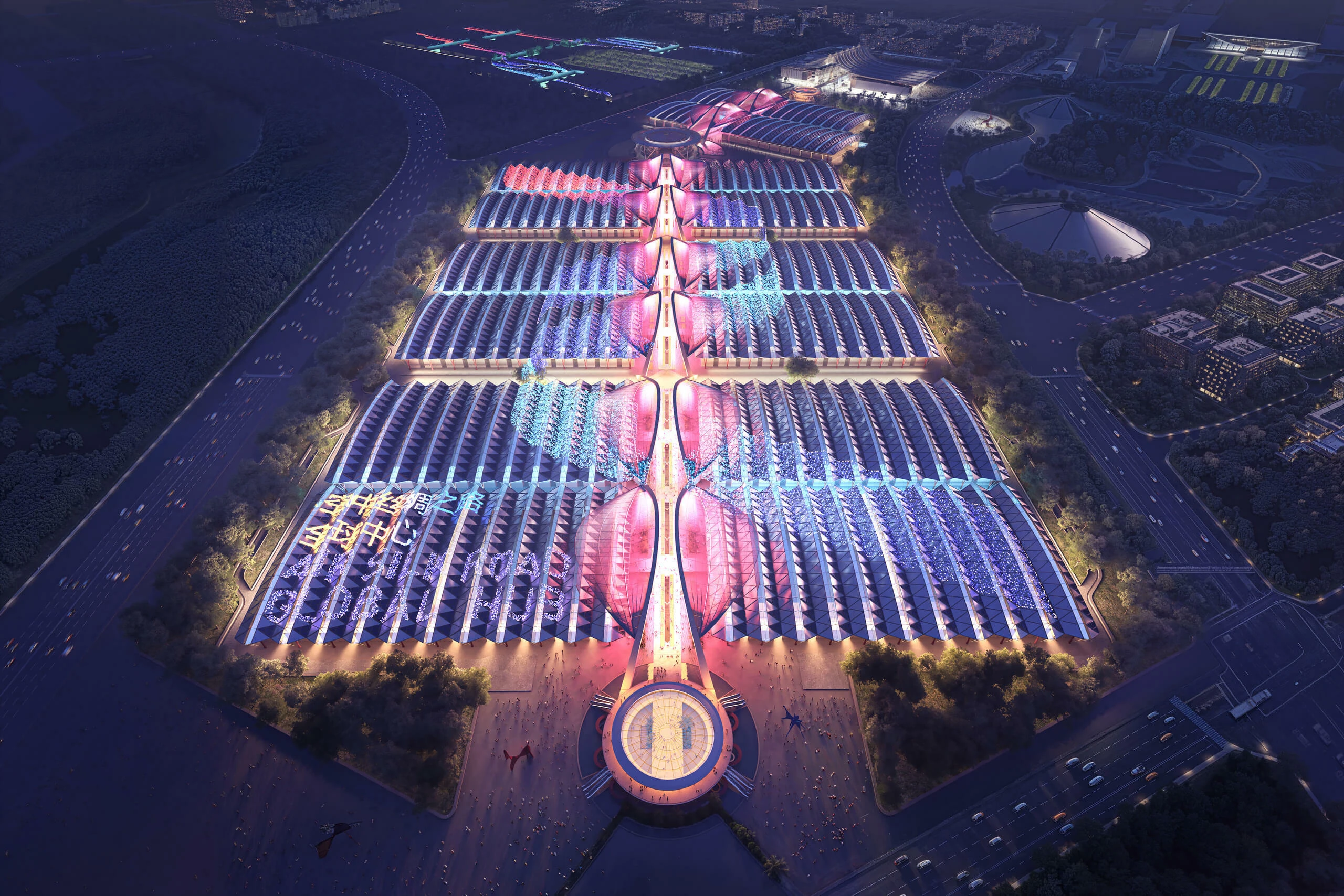 RSHP Completes Phase II of Zhongyuan Convention Center in Zhengzhou