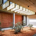 LIJO.RENY.architects Design a Brick-Wrapped Retreat House in Kerela