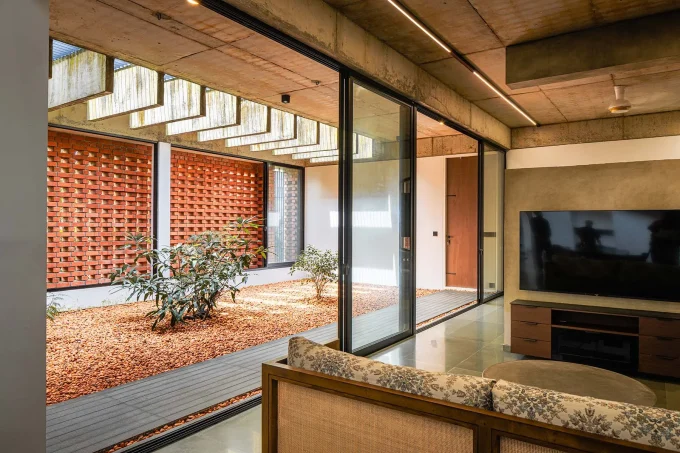 LIJO.RENY.architects Design a Brick-Wrapped Retreat House in Kerela