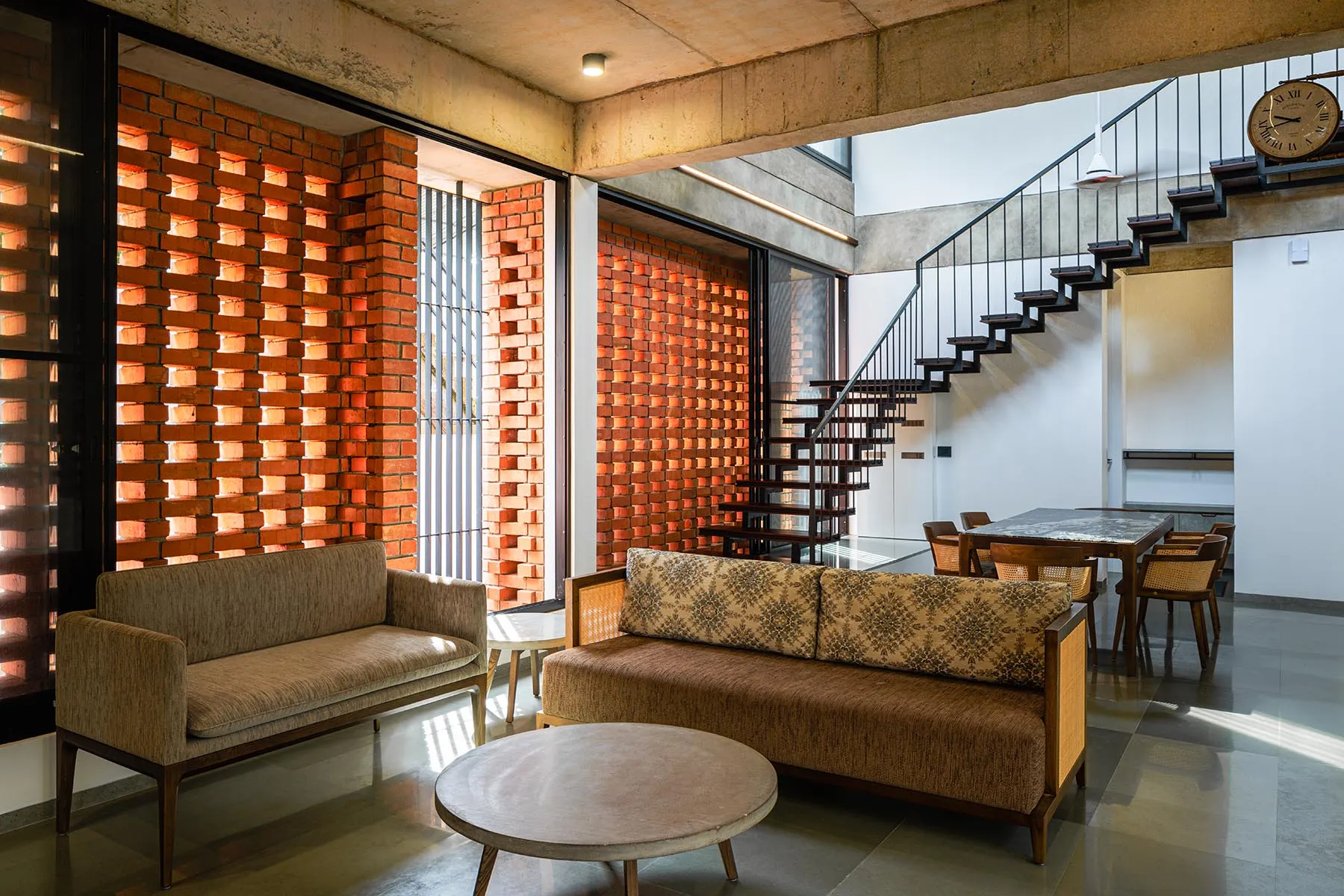 LIJO.RENY.architects Design a Brick-Wrapped Retreat House in Kerela