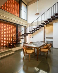 LIJO.RENY.architects Design a Brick-Wrapped Retreat House in Kerela