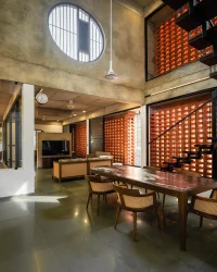 LIJO.RENY.architects Design a Brick-Wrapped Retreat House in Kerela