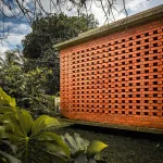 LIJO.RENY.architects Design a Brick-Wrapped Retreat House in Kerela