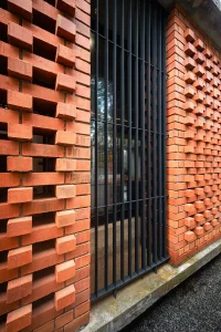 LIJO.RENY.architects Design a Brick-Wrapped Retreat House in Kerela