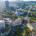 Tirana City in Albania