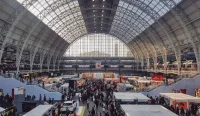 Heatherwick Studio and SPPARC Crown London’s Olympia with a 520-Panel Pleated Glass Canopy.