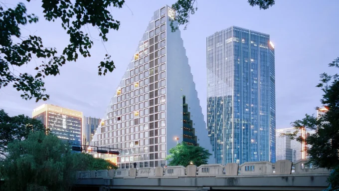 OMA Crafts and Unveils the Geometric Vision of Hangzhou Prism