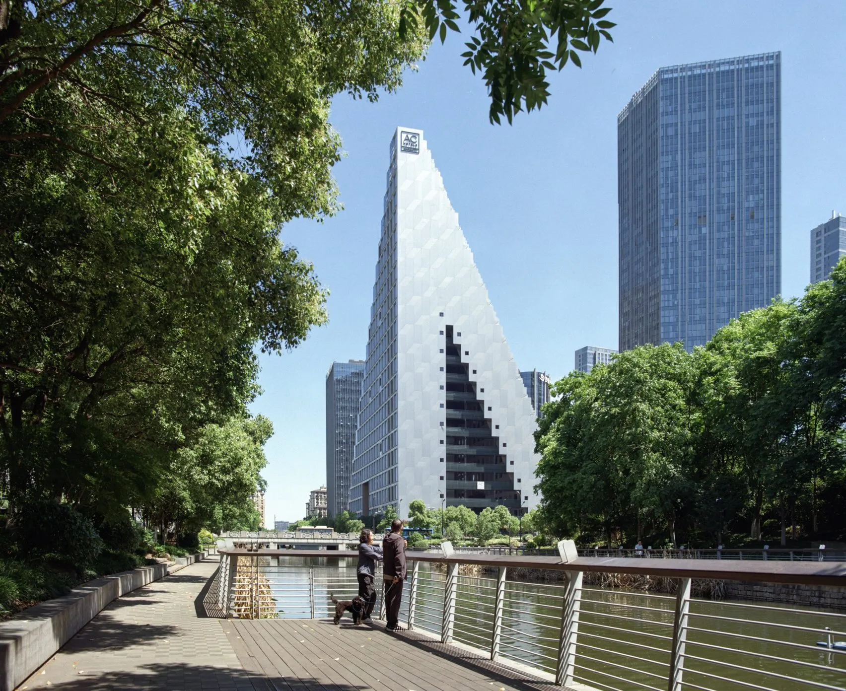 OMA Crafts and Unveils the Geometric Vision of Hangzhou Prism