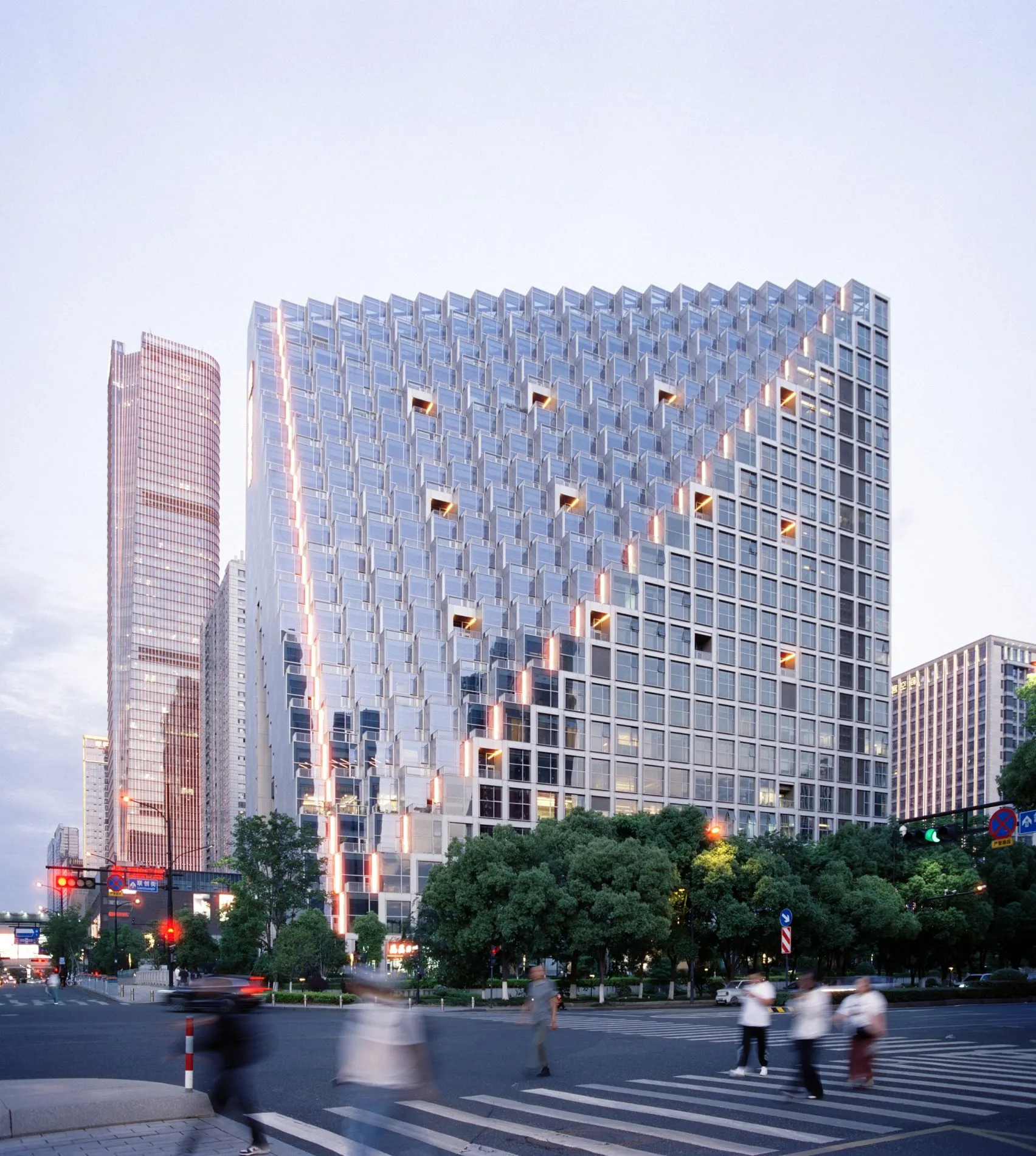 OMA Crafts and Unveils the Geometric Vision of Hangzhou Prism