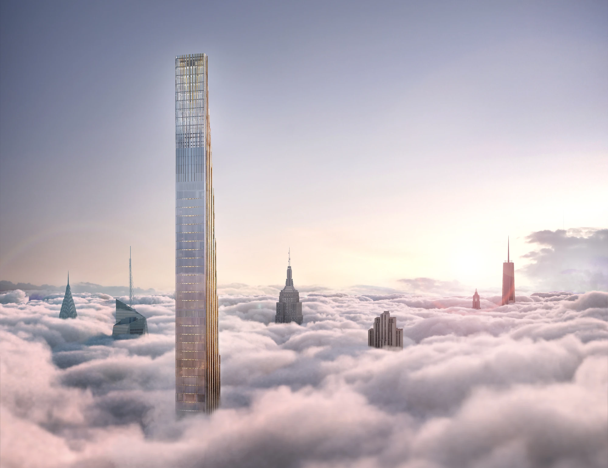 10 Super-Slender Skyscrapers That Touch the Clouds