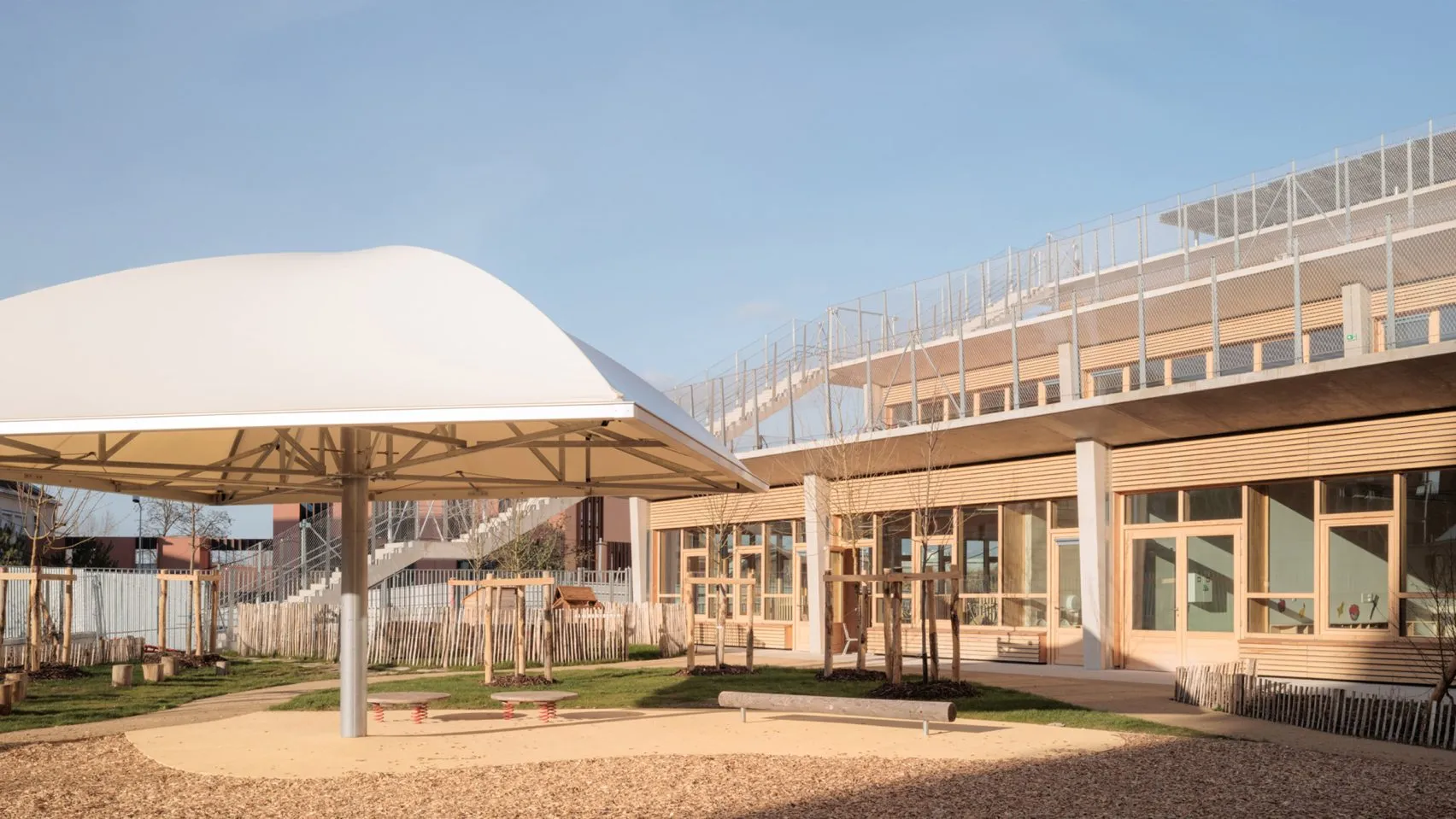 Yvonne Kerzrého School Complex by SAM Architecture Brings Learning to Terraces