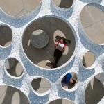 Moonrise Pavilion by THEVERYMANY Rises as an Ultra-Thin Aluminum Design in Chattanooga