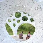 Moonrise Pavilion by THEVERYMANY Rises as an Ultra-Thin Aluminum Design in Chattanooga