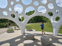 Moonrise Pavilion by THEVERYMANY Rises as an Ultra-Thin Aluminum Design in Chattanooga