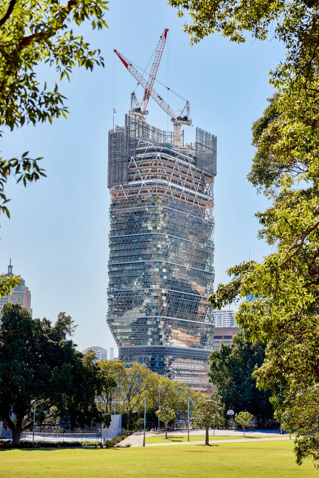 World’s Tallest Hybrid Timber Tower by SHoP and BVN Reaches Full Height in Sydney