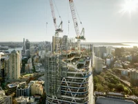 World’s Tallest Hybrid Timber Tower by SHoP and BVN Reaches Full Height in Sydney