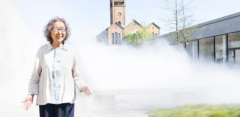 Fujiko Nakaya's Fog Sculpture Turns Mies van der Rohe's Garden into a Living Canvas 9 Fujiko Nakaya's Fog Sculpture