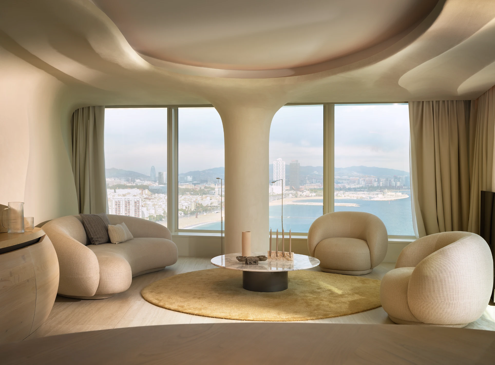 W Hotel Suites Barcelona Draws on Gaudí's Legacy Through Catalan Modernism 7 W Hotel Suites