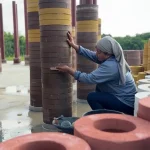 Goya Tower by Boonserm Premthada Is Built from Elephant Dung Bricks in Thailand