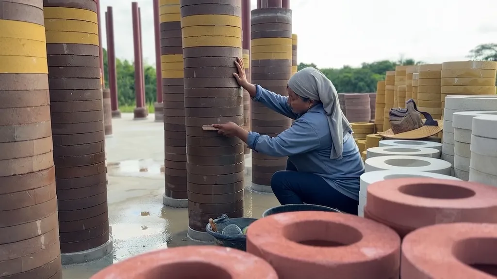 Goya Tower by Boonserm Premthada Is Built from Elephant Dung Bricks in Thailand 11 Goya Tower by Boonserm Premthada Is Built from Elephant Dung Bricks in Thailand