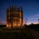 Goya Tower by Boonserm Premthada Is Built from Elephant Dung Bricks in Thailand