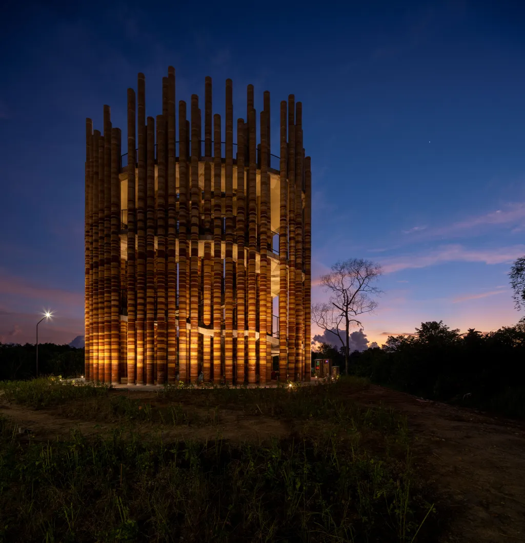 Goya Tower by Boonserm Premthada Is Built from Elephant Dung Bricks in Thailand 13 Goya Tower by Boonserm Premthada Is Built from Elephant Dung Bricks in Thailand