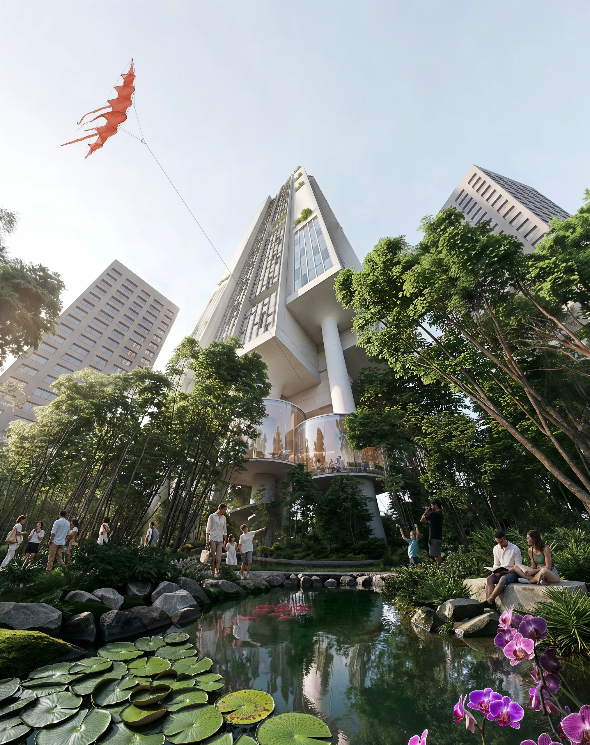 CRA and GS E&C Reveal Climate-Adaptive Residential Tower for Flood-Prone Seoul 5 CRA–Carlo Ratti Associati