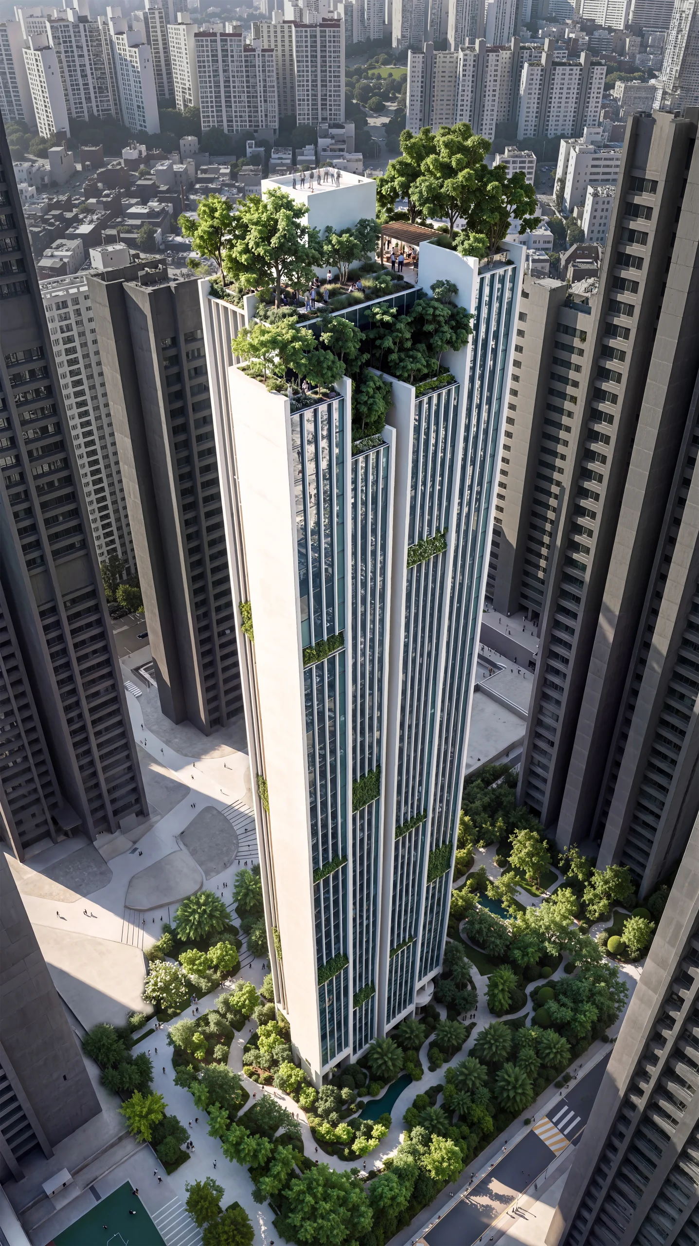 CRA and GS E&C Reveal Climate-Adaptive Residential Tower for Flood-Prone Seoul 6 CRA–Carlo Ratti Associati