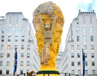 LEGO Builds the World's Biggest FIFA World Cup Trophy