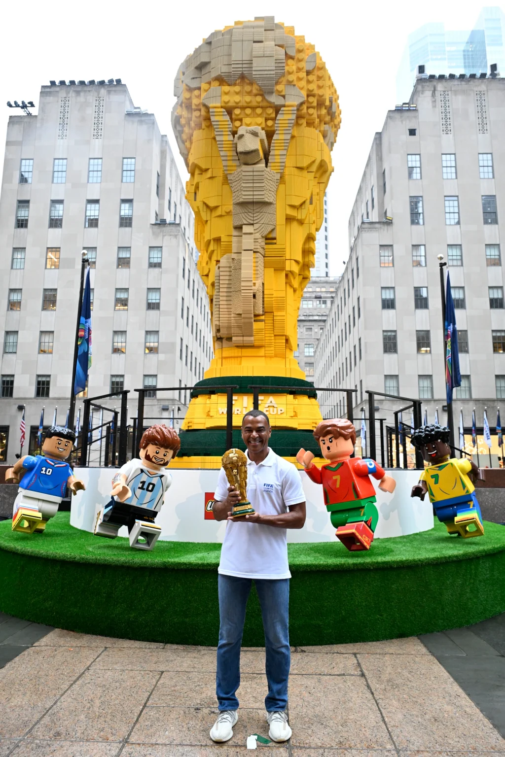 LEGO Builds the World's Biggest FIFA World Cup Trophy