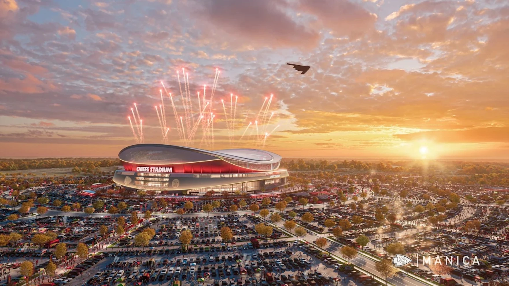 Kansas City Chiefs Reveal $3 Billion Stadium by MANICA 7 Kansas City Chiefs MANICA