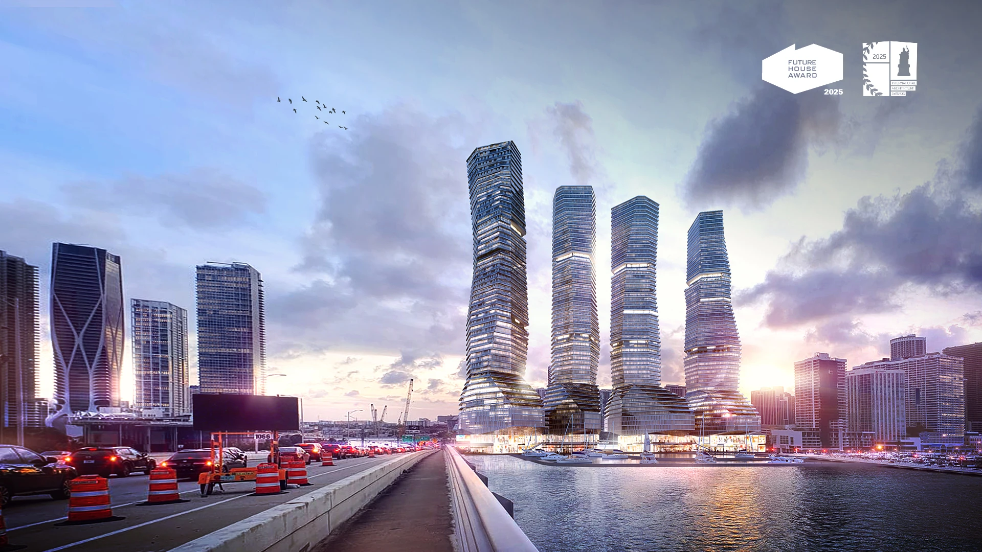 Miami Bay Towers Brings Four Sculptural Forms to Biscayne Bay 6 Miami Bay Towers