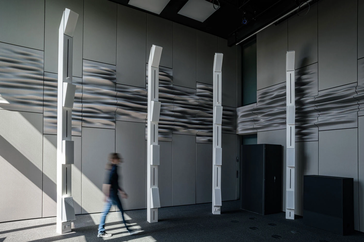 Soundscape in Architecture: Designing Through Sound 12 3D-printed panels by Gramazio Kohler Research merging acoustics with aesthetics