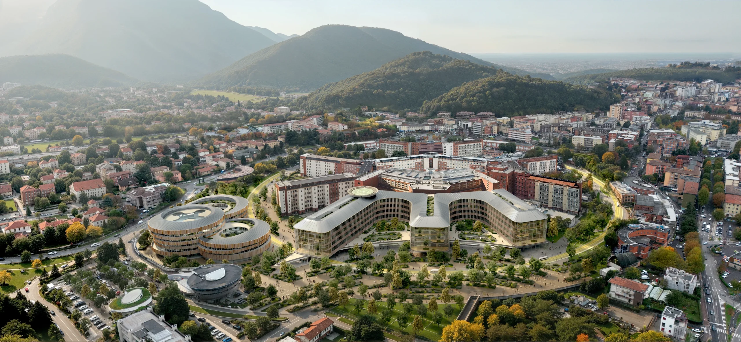 Carlo Ratti Associati and Park Win Landmark Competition for Brescia’s Hospital of the Future in Lombardy 6 Carlo Ratti Associati's CareRing Creates a New Healthcare Campus in Brescia