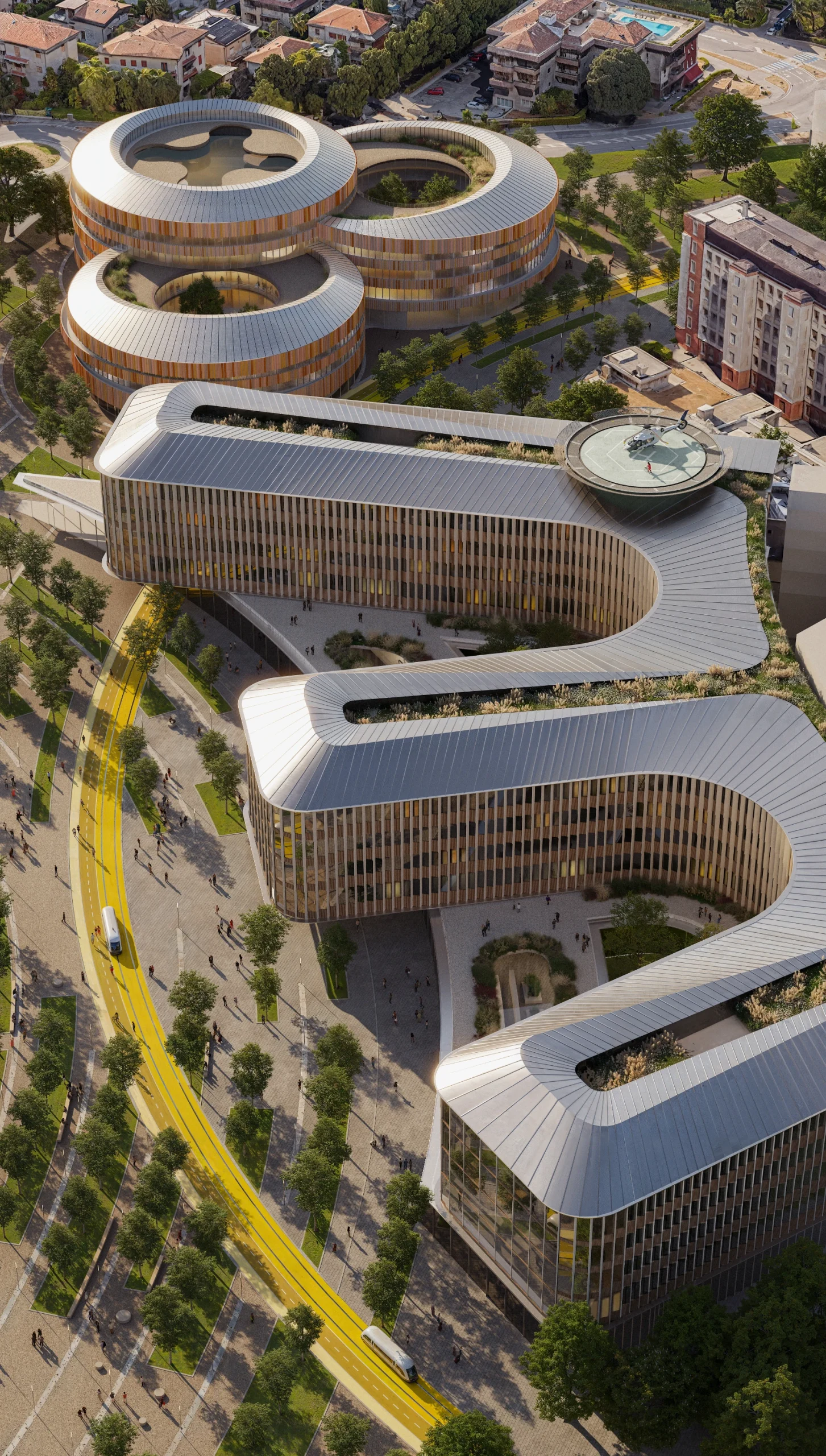 Carlo Ratti Associati and Park Win Landmark Competition for Brescia’s Hospital of the Future in Lombardy 9 Carlo Ratti Associati's CareRing Creates a New Healthcare Campus in Brescia