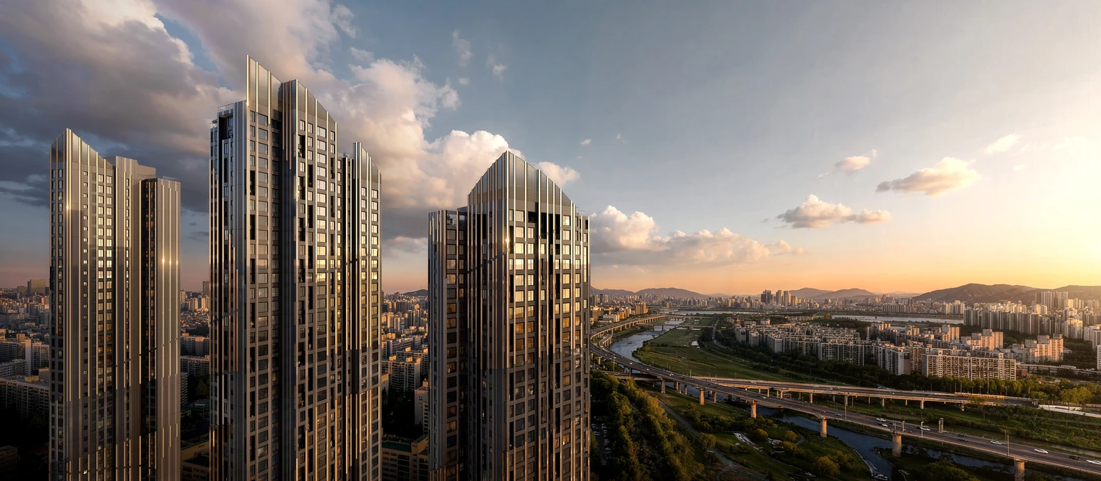 Studio Libeskind Unveils High-Density Residential Towers for Seoul’s Daechi Redevelopment 5 Studio Libeskind Residential Towers in Seoul