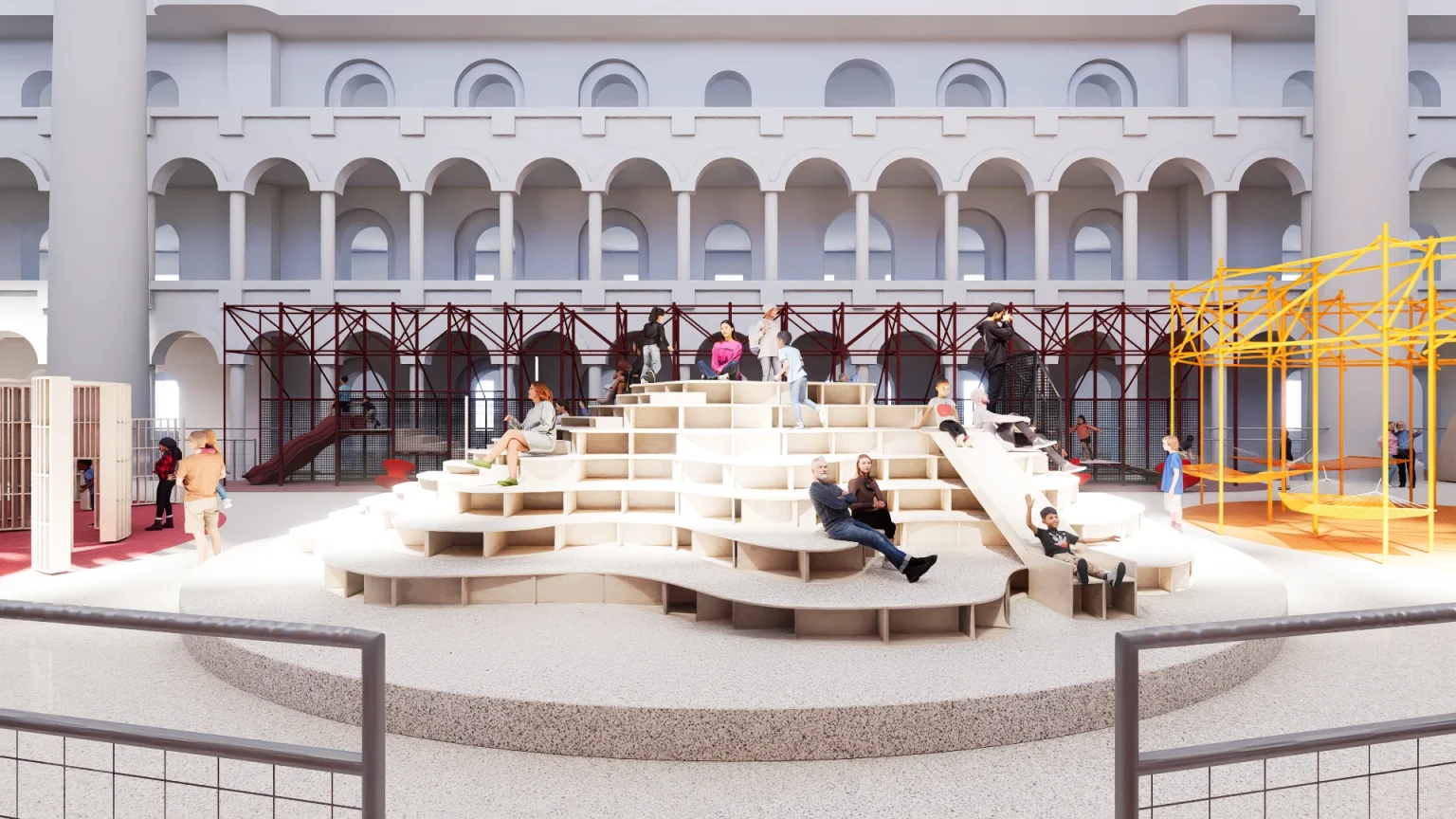 Snarkitecture Transforms the National Building Museum into an Immersive Indoor Playground