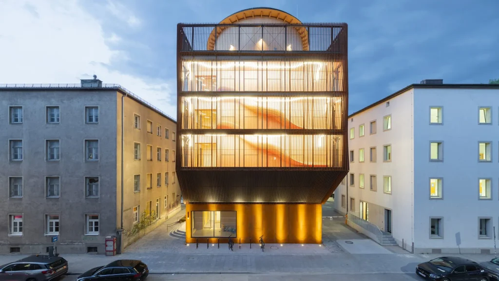 Kéré Architecture Designs a Vertical Timber Kindergarten Built Around Play, Community, and Care