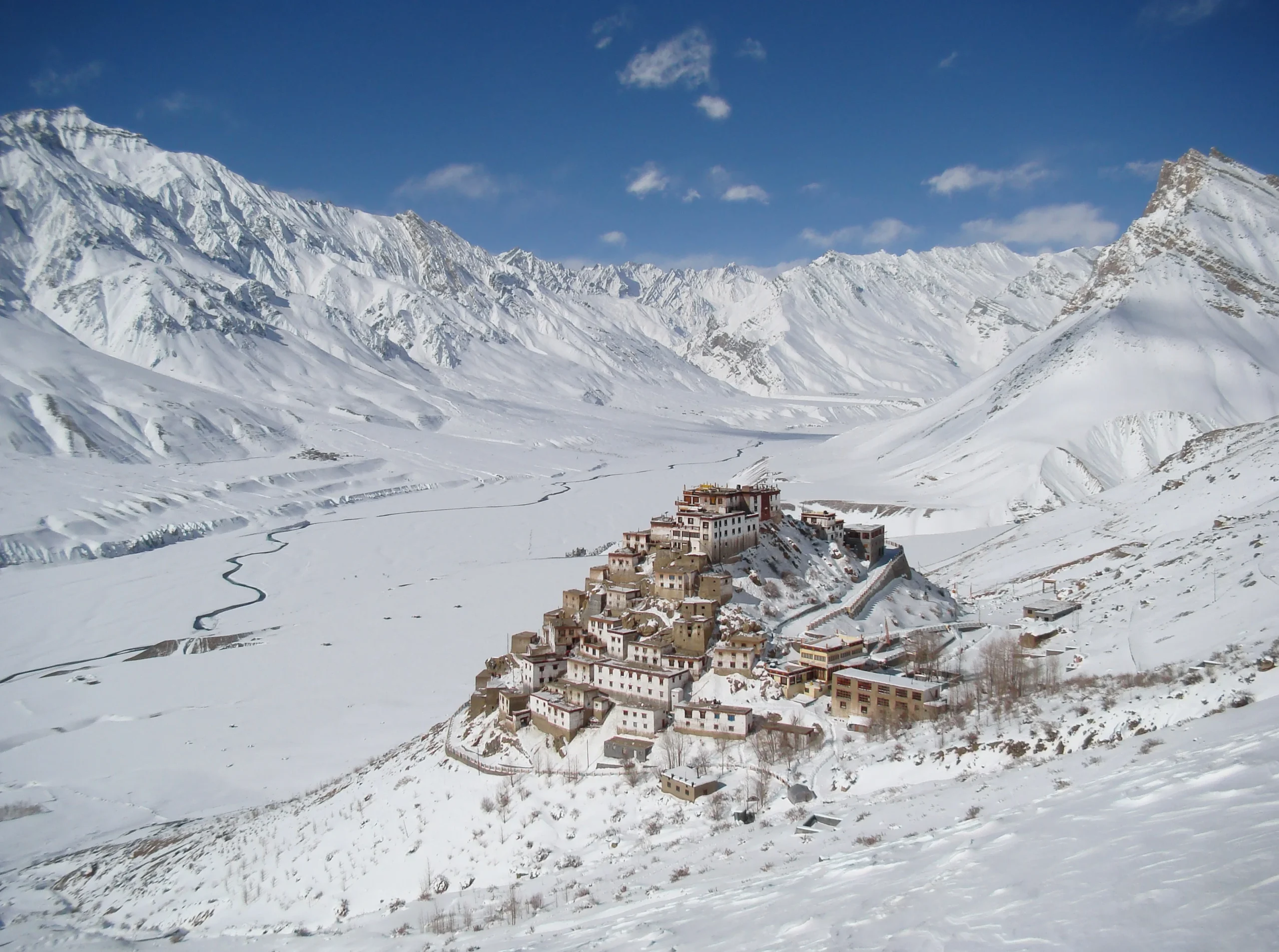 15 Picturesque Neighborhoods Around the World Every Design Lover Should Visit 8 Key Monastery, Spiti Valley, India