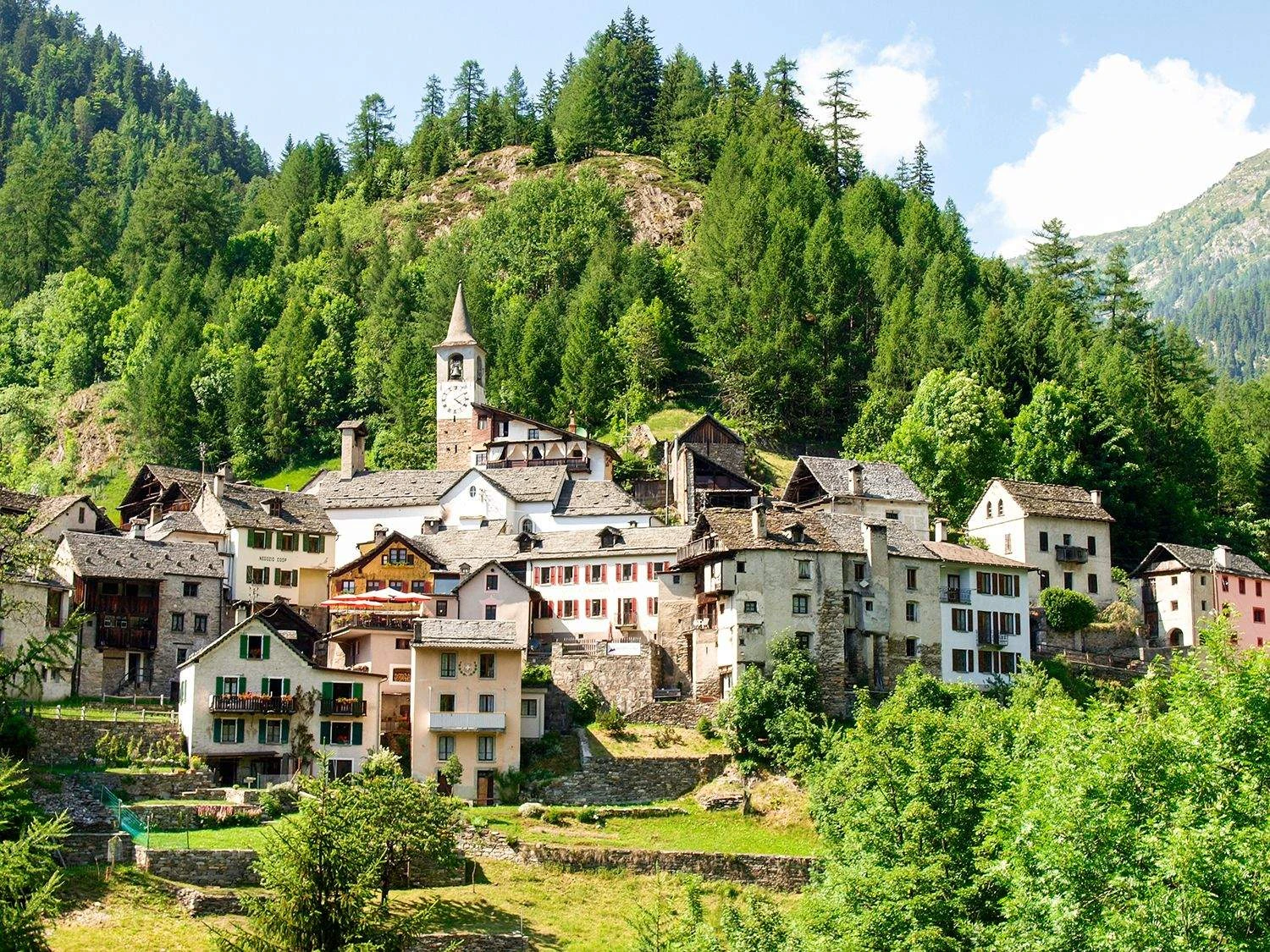 15 Picturesque Neighborhoods Around the World Every Design Lover Should Visit 19 Ticino, Switzerland © Vallemaggia/Shutterstock