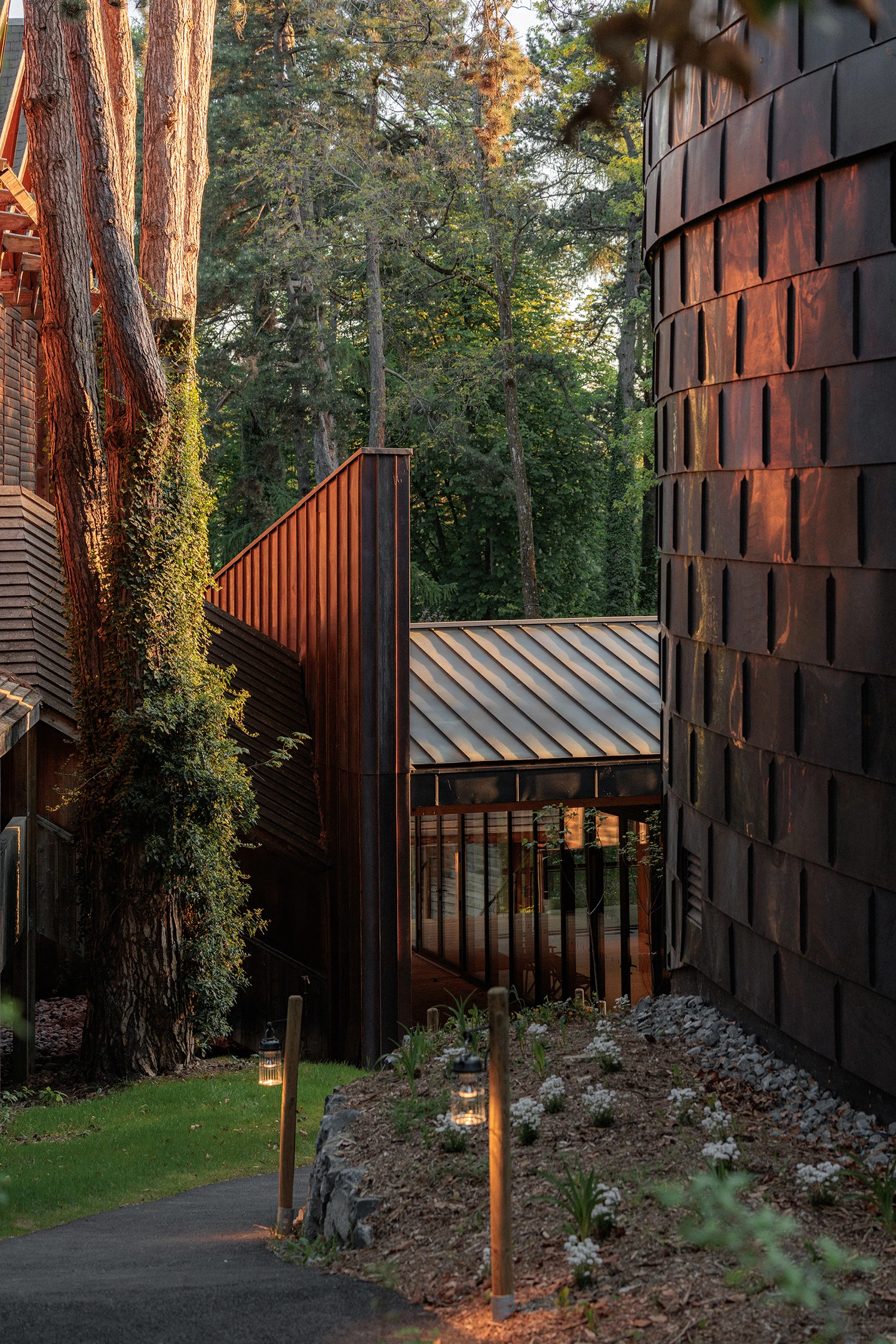 Philippe Chiambaretta Wraps La Source Vive Concert Hall in Curving Copper Shingles 7 La Source Vive Concert Hall