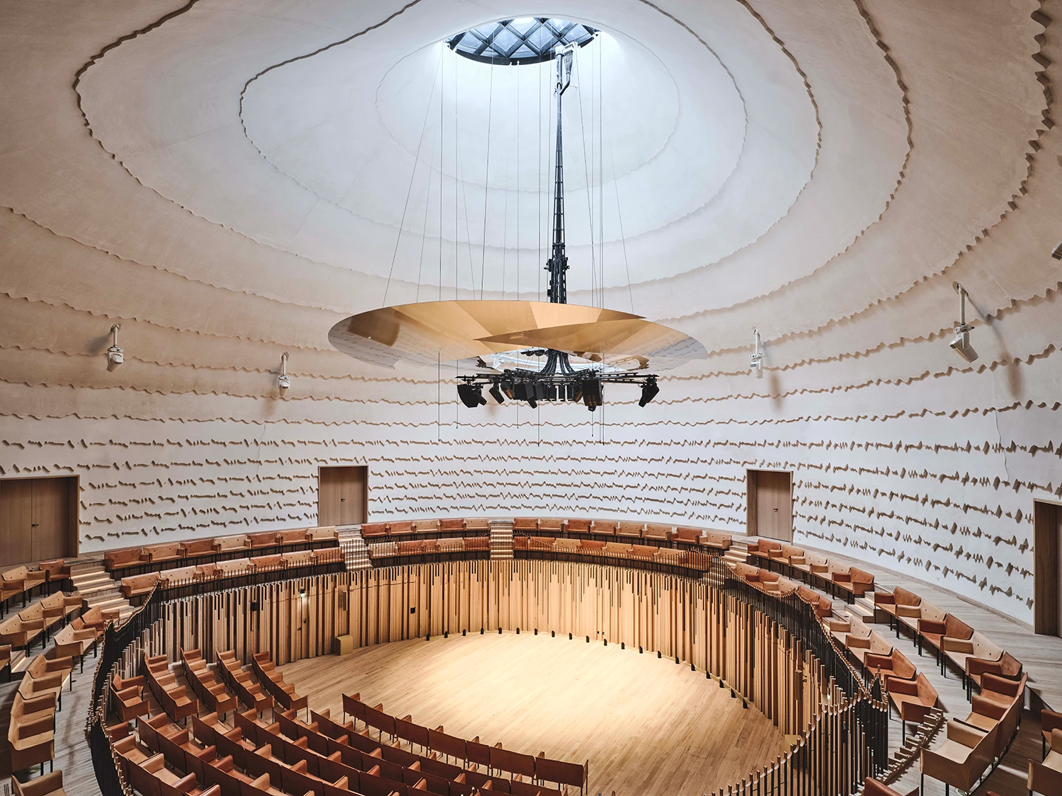Philippe Chiambaretta Wraps La Source Vive Concert Hall in Curving Copper Shingles 15 La Source Vive Concert Hall