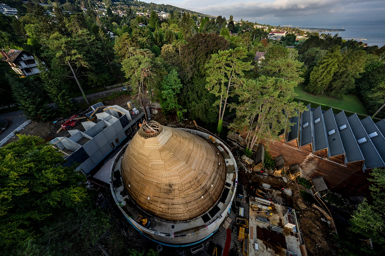 Philippe Chiambaretta Wraps La Source Vive Concert Hall in Curving Copper Shingles 11 La Source Vive Concert Hall