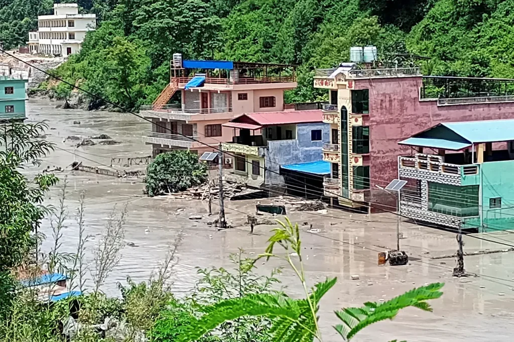 Floods on the Nepal–China border